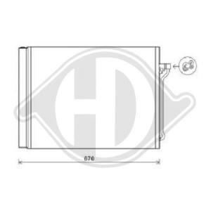 DIEDERICHS DCC1574 - Kondensator, Klimaanlage