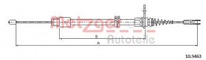 METZGER 10.9463 - Seilzug, Feststellbremse