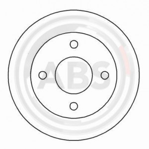 A.B.S. 16156 - Bremsscheibe