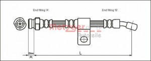 METZGER 4110403 - Bremsschlauch