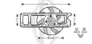 DIEDERICHS DCL1184 - Lüfter, Motorkühlung