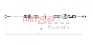 METZGER 10.6854 - Seilzug, Feststellbremse