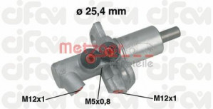 METZGER 202-458 - Hauptbremszylinder