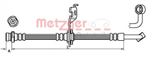 METZGER 4110452 - Bremsschlauch