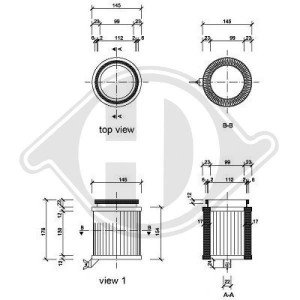 DIEDERICHS DCI0817 - Filter, Innenraumluft