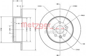 METZGER 6110468 - Bremsscheibe