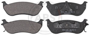 A.B.S. 38674 - Bremsbelagsatz, Scheibenbremse