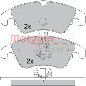 METZGER 1170509 - Bremsbelagsatz, Scheibenbremse