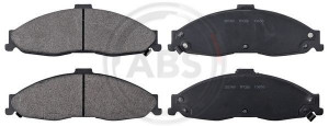 A.B.S. 38749 - Bremsbelagsatz, Scheibenbremse