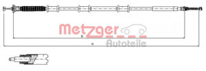 METZGER 12.0737 - Seilzug, Feststellbremse