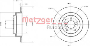 METZGER 6110110 - Bremsscheibe