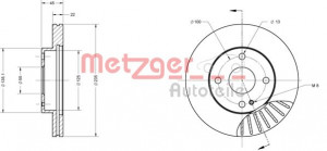 METZGER 6110202 - Bremsscheibe