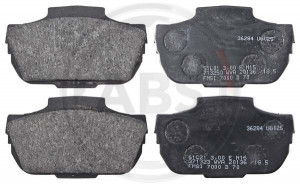 A.B.S. 36284 - Bremsbelagsatz, Scheibenbremse