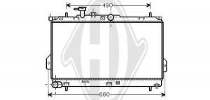 DIEDERICHS DCM3662 - Kühler, Motorkühlung