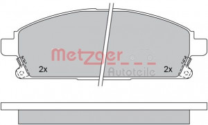 METZGER 1170159 - Bremsbelagsatz, Scheibenbremse