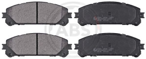 A.B.S. 37844 - Bremsbelagsatz, Scheibenbremse
