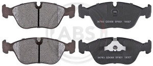 A.B.S. 36783 - Bremsbelagsatz, Scheibenbremse