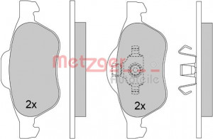 METZGER 1170462 - Bremsbelagsatz, Scheibenbremse