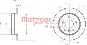 METZGER 6110144 - Bremsscheibe