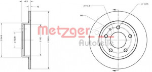 METZGER 6110131 - Bremsscheibe