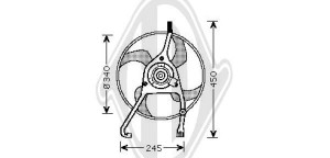 DIEDERICHS DCL1056 - Lüfter, Motorkühlung