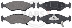 A.B.S. 36886 - Bremsbelagsatz, Scheibenbremse