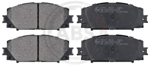 A.B.S. 37542 - Bremsbelagsatz, Scheibenbremse