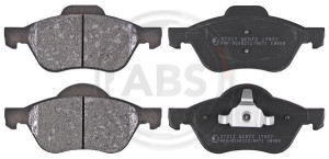 A.B.S. 37217 - Bremsbelagsatz, Scheibenbremse