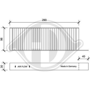 DIEDERICHS DCI0158S - Filter, Innenraumluft