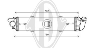 DIEDERICHS DCA1103 - Ladeluftkühler