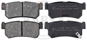 A.B.S. 37460 - Bremsbelagsatz, Scheibenbremse