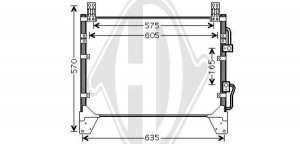 DIEDERICHS DCC1507 - Kondensator, Klimaanlage