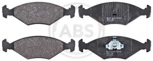 A.B.S. 37837 - Bremsbelagsatz, Scheibenbremse