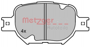 METZGER 1170823 - Bremsbelagsatz, Scheibenbremse