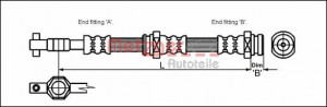 METZGER 4113304 - Bremsschlauch