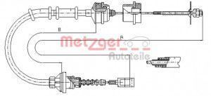 METZGER 1172.5 - Seilzug, Kupplungsbetätigung
