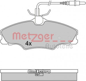 METZGER 1170552 - Bremsbelagsatz, Scheibenbremse