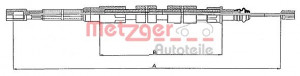 METZGER 10.739 - Seilzug, Feststellbremse