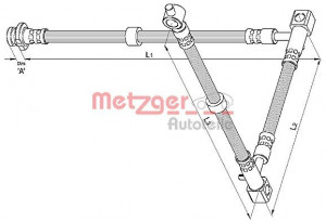 METZGER 4110394 - Bremsschlauch