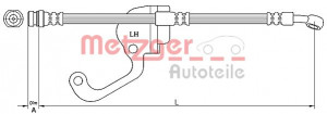 METZGER 4116229 - Bremsschlauch