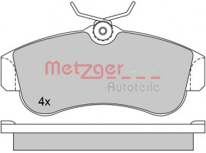 METZGER 1170574 - Bremsbelagsatz, Scheibenbremse