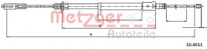 METZGER 10.4611 - Seilzug, Feststellbremse