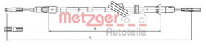 METZGER 10.9444 - Seilzug, Feststellbremse