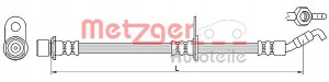 METZGER 4110621 - Bremsschlauch