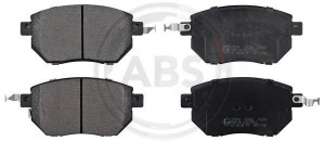 A.B.S. 37504 - Bremsbelagsatz, Scheibenbremse