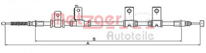 METZGER 17.3504A - Seilzug, Feststellbremse