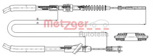 METZGER 18.6103 - Seilzug, Kupplungsbetätigung
