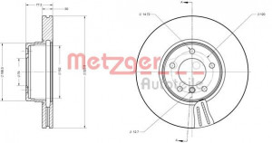 METZGER 6110208 - Bremsscheibe