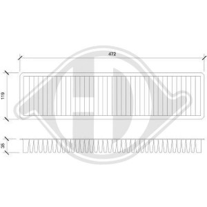 DIEDERICHS DCI1804 - Filter, Innenraumluft