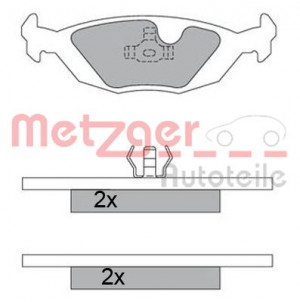 METZGER 1170473 - Bremsbelagsatz, Scheibenbremse